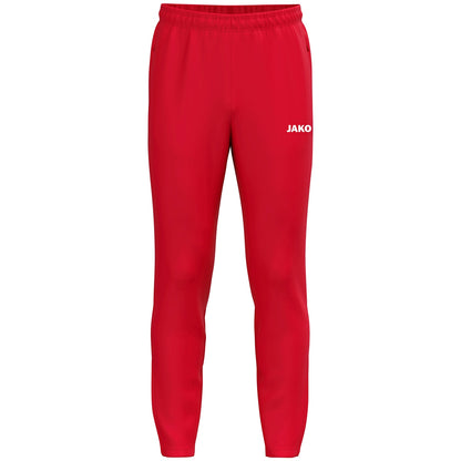 JAKO Trainingshose One – Rot (vorne)