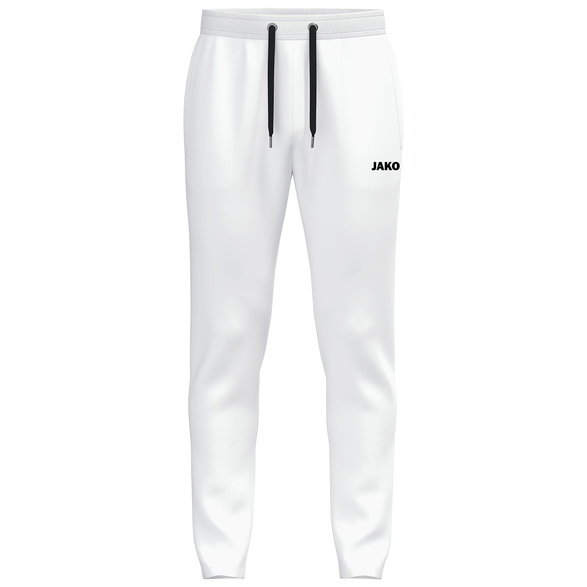 JAKO Jogginghose One Cotton – Weiß (vorne)