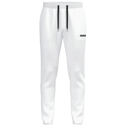 JAKO Jogginghose One Cotton – Weiß (vorne)