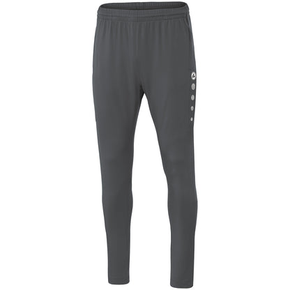 JAKO Trainingshose Premium – Grau (vorne)
