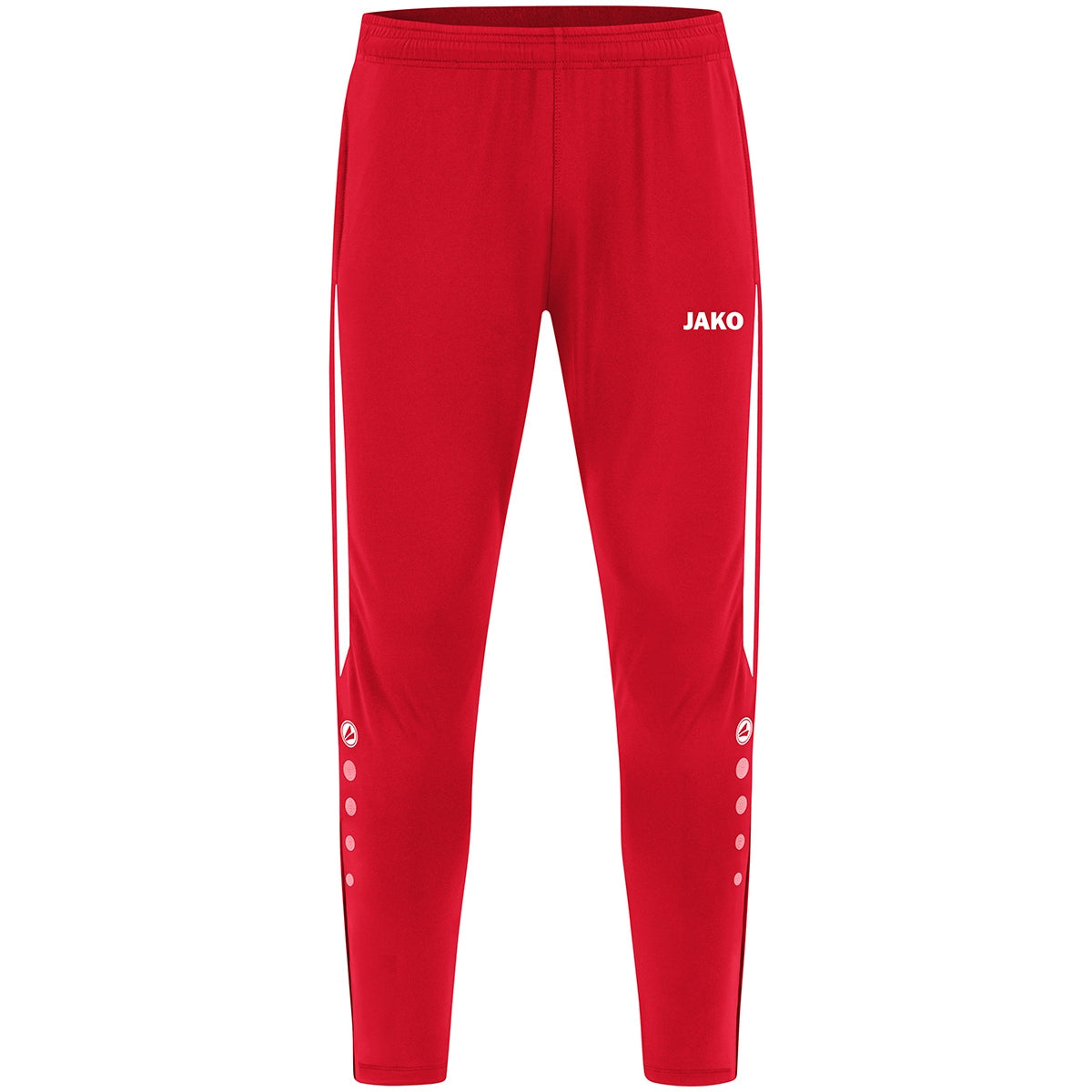 JAKO Trainingshose Power – Rot (vorne)