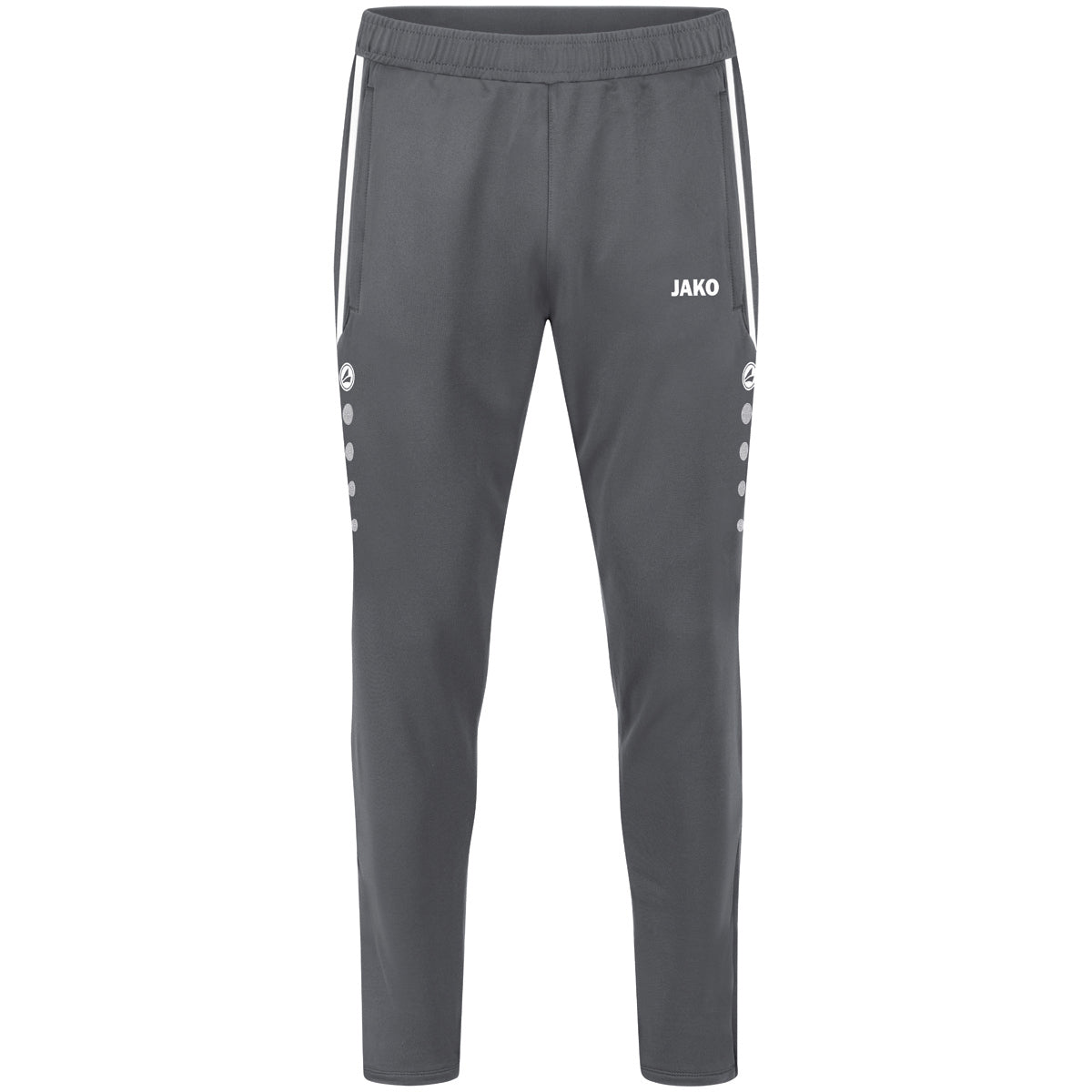 JAKO Trainingshose Allround – Grau (vorne)