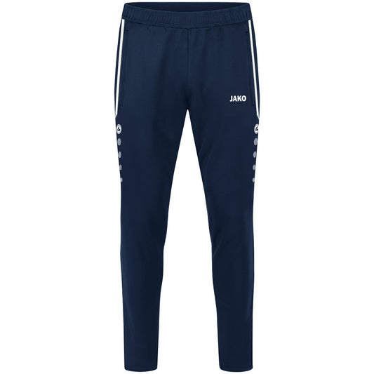 JAKO Trainingshose Allround – Blau (900) (vorne)