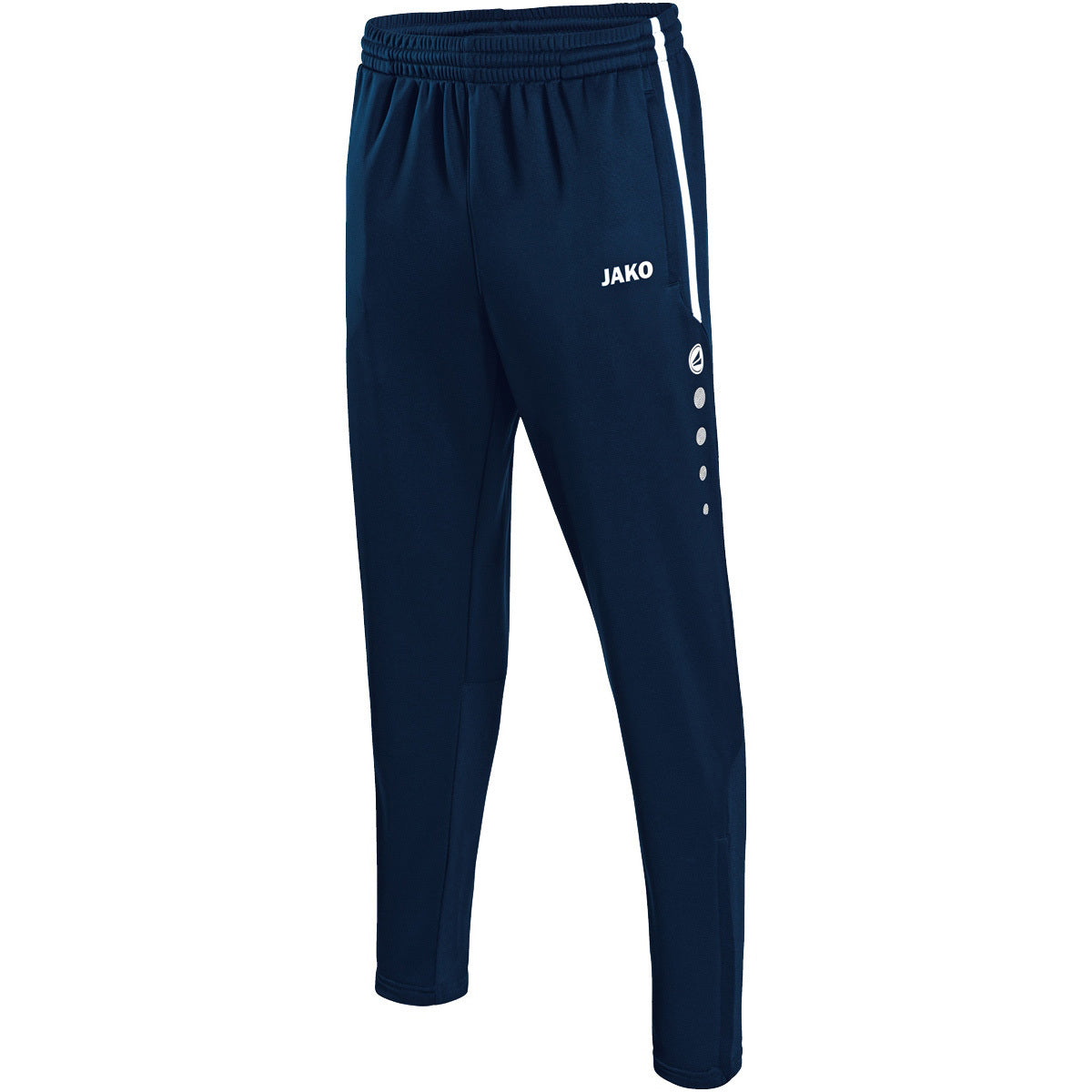 JAKO Trainingshose Active – Blau (vorne)