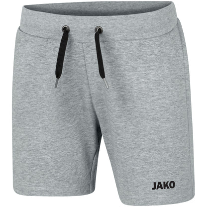 JAKO Short Base Damen – Grau (vorne)