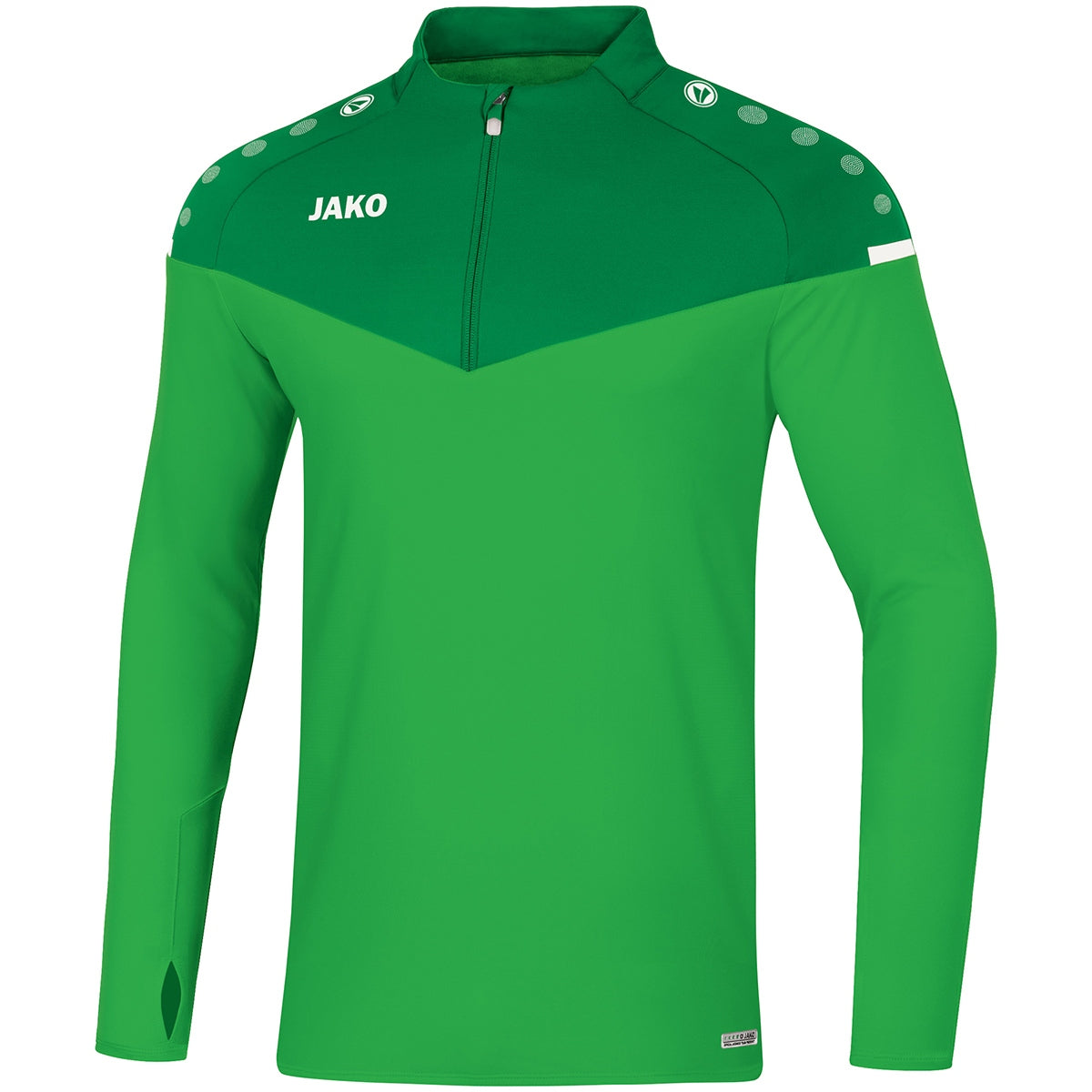 JAKO Ziptop Champ 2.0 – Grün (vorne)