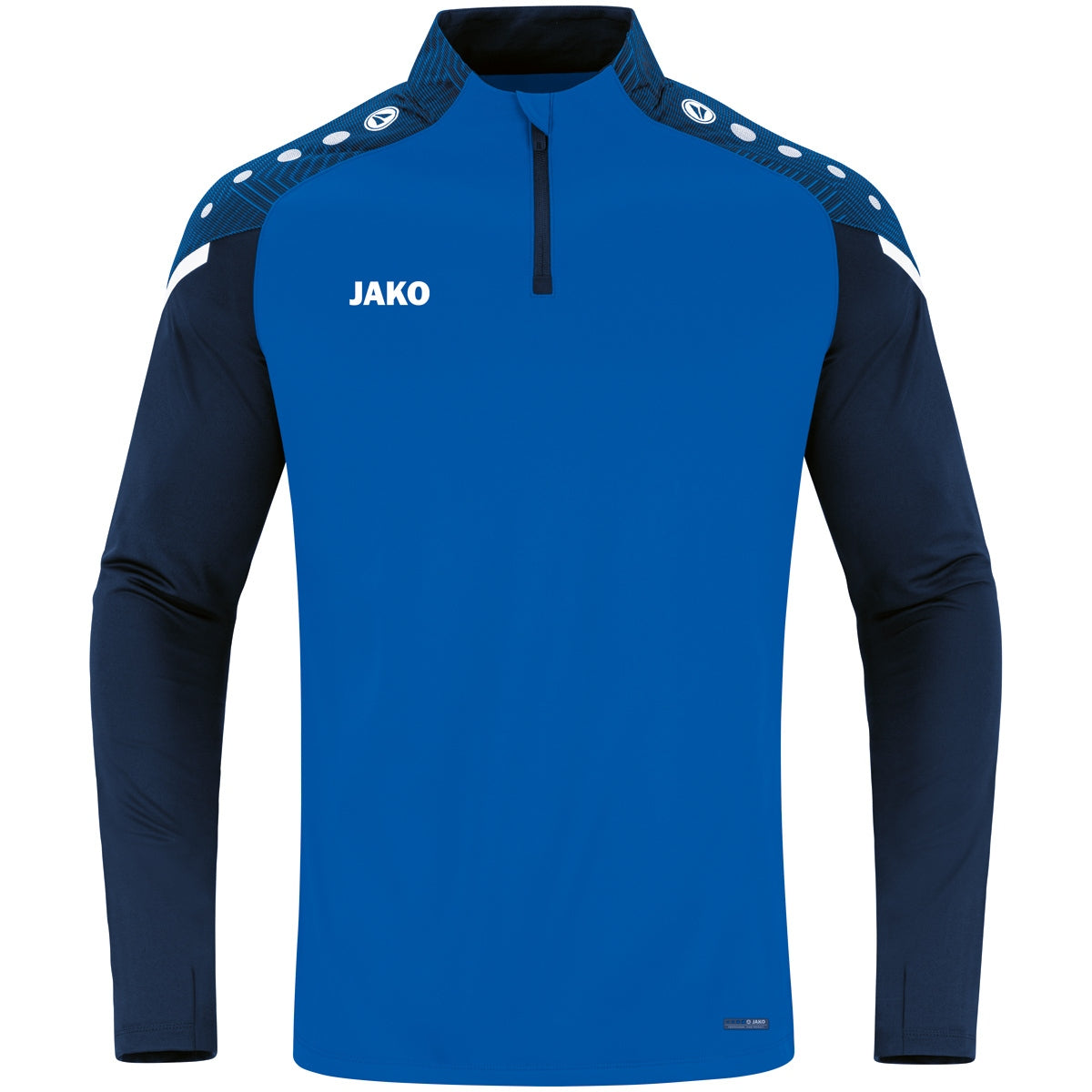 JAKO Ziptop Performance – Blau (403) (vorne)