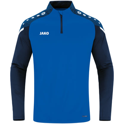 JAKO Ziptop Performance – Blau (403) (vorne)