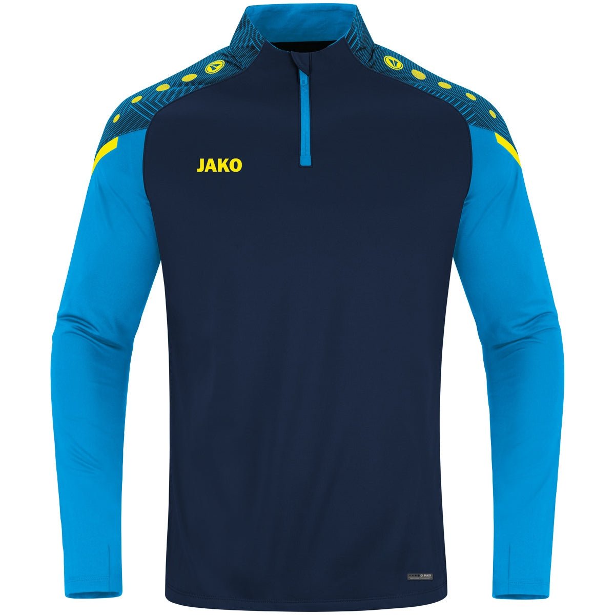 JAKO Ziptop Performance – Blau (908) (vorne)