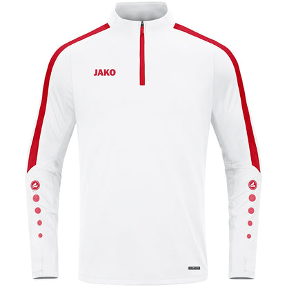JAKO Ziptop Power – Weiß (004) (vorne)