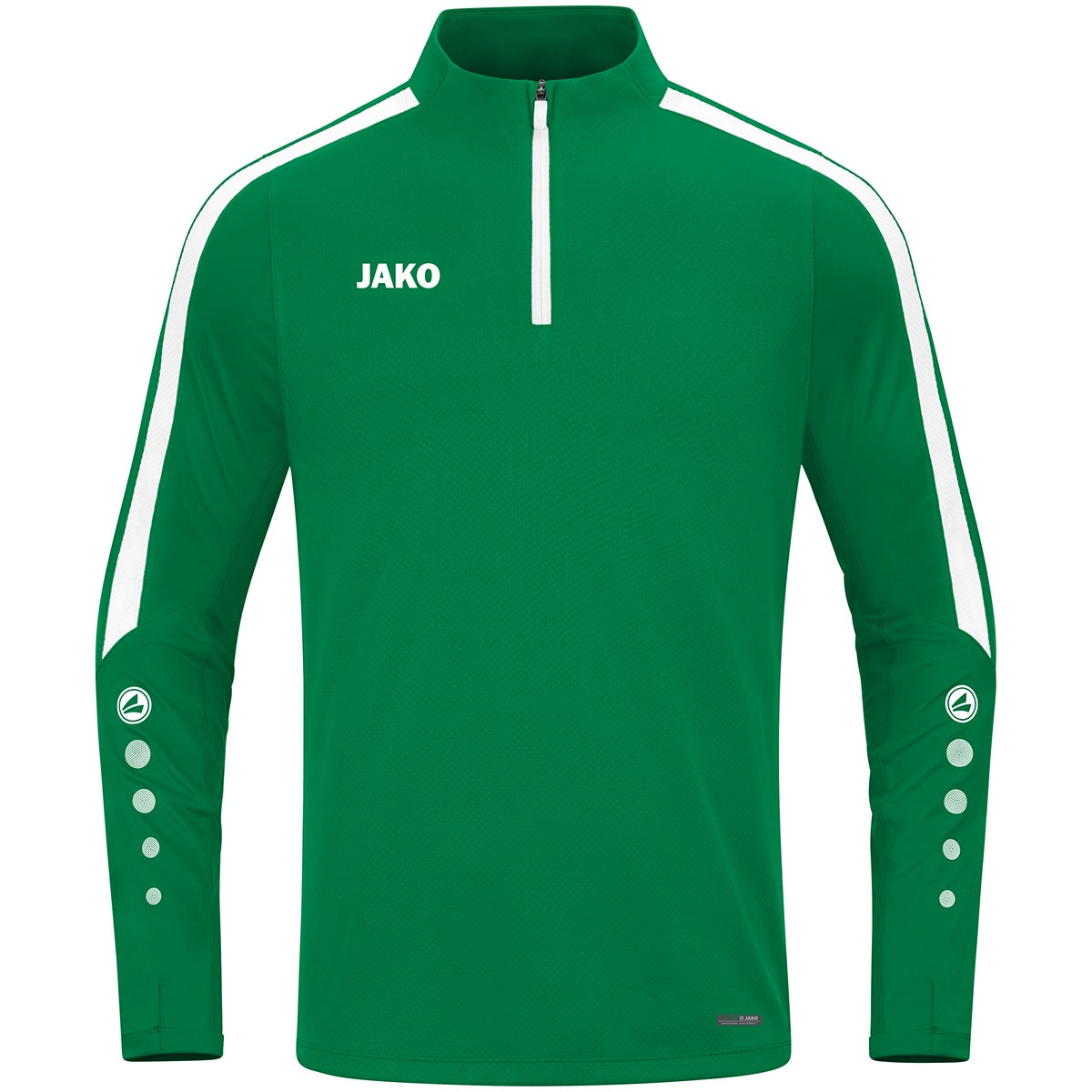 JAKO Ziptop Power – Grün (vorne)