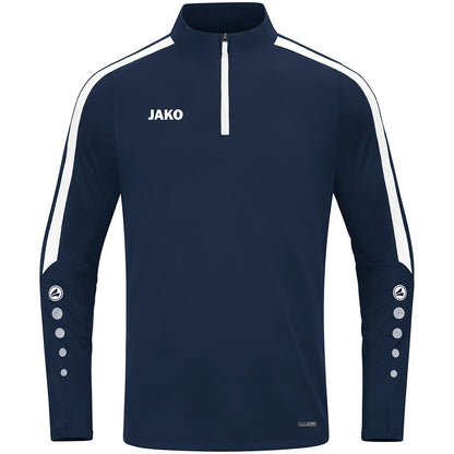 JAKO Ziptop Power – Blau (900) (vorne)