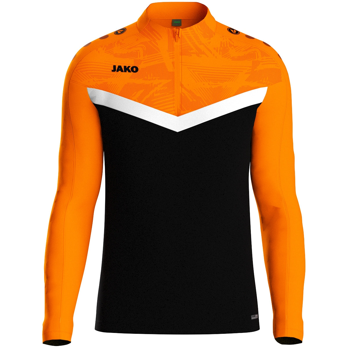 JAKO Ziptop Iconic – Schwarz (807) (vorne)
