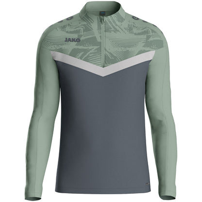 JAKO Ziptop Iconic – Grau (vorne)