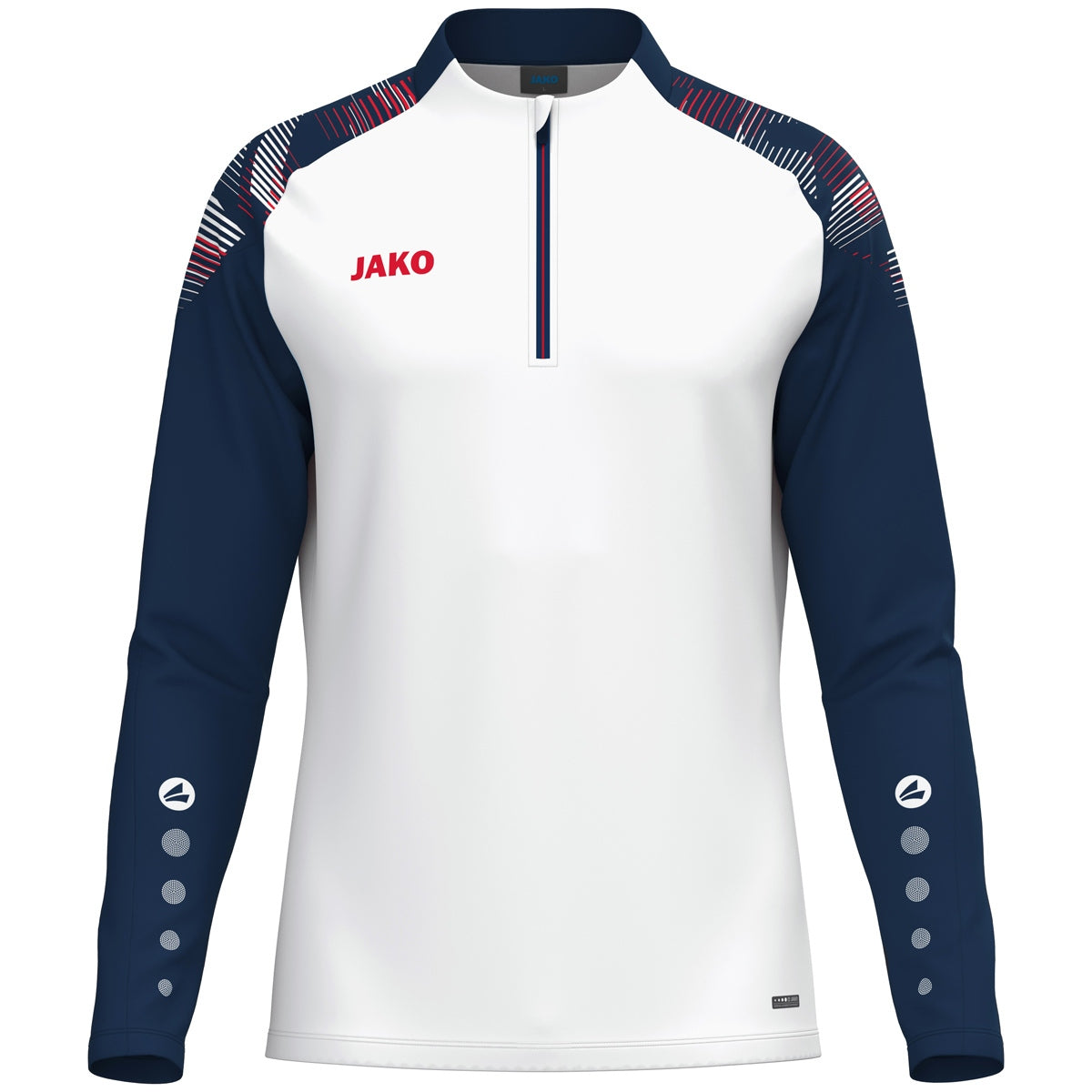 JAKO Ziptop Sonic – Weiß (039) (vorne)