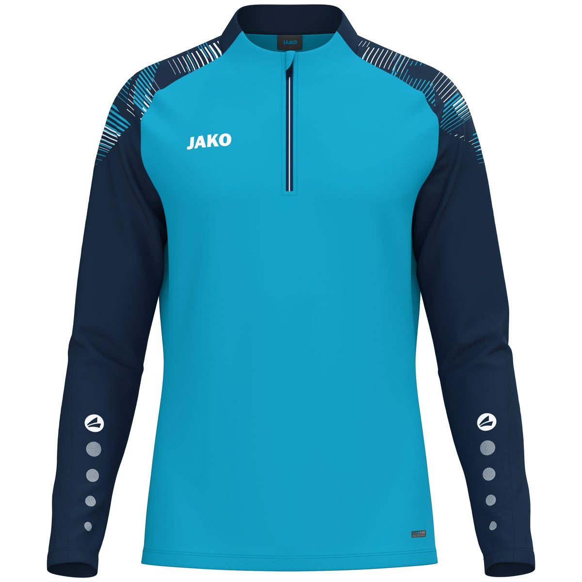 JAKO Ziptop Sonic – Blau (276) (vorne)