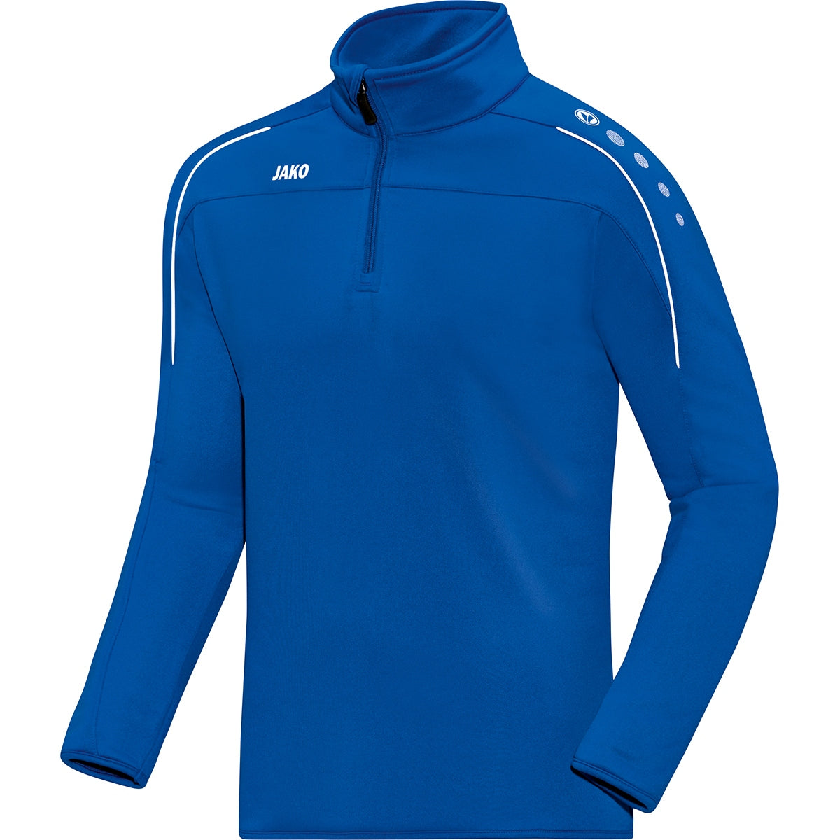 JAKO Ziptop Classico – Blau (04) (vorne)