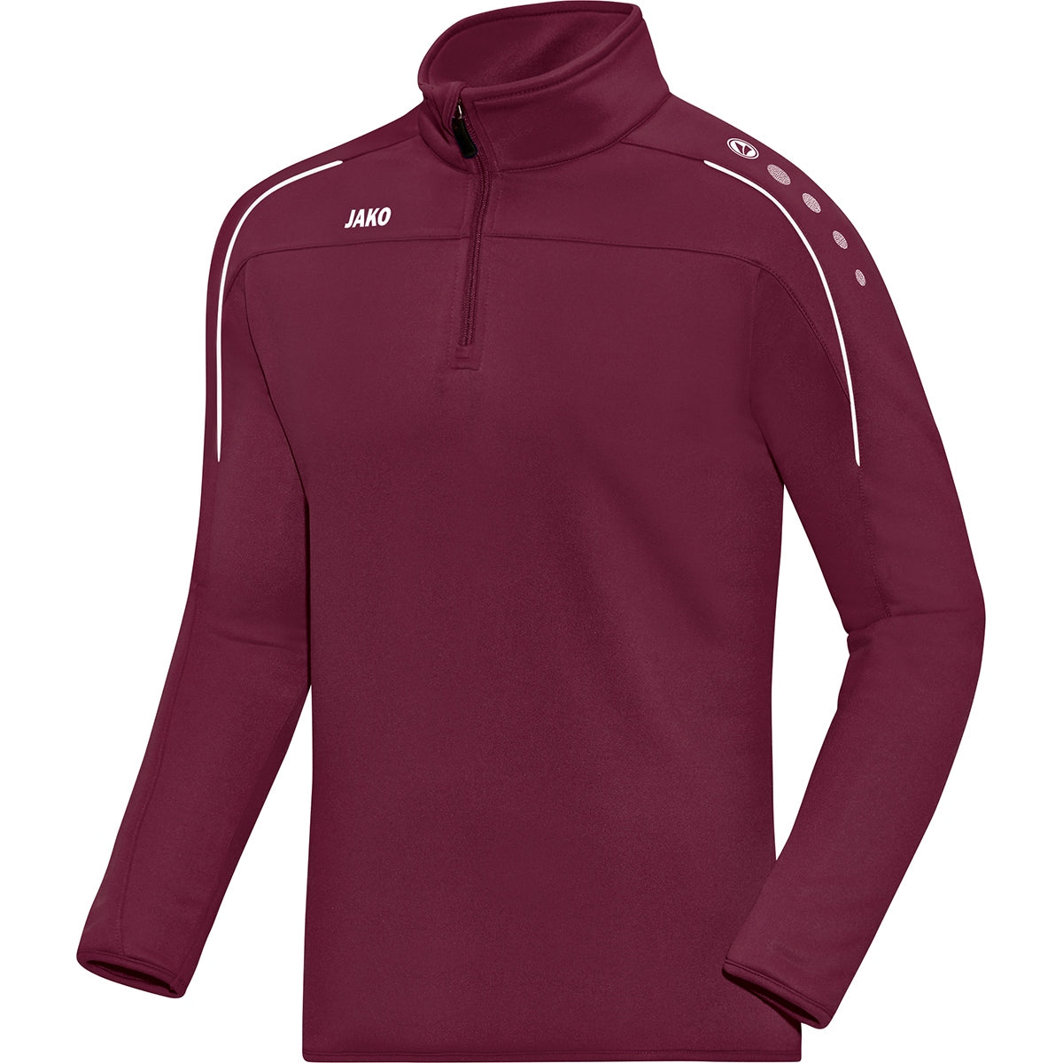 JAKO Ziptop Classico – Rot (14) (vorne)
