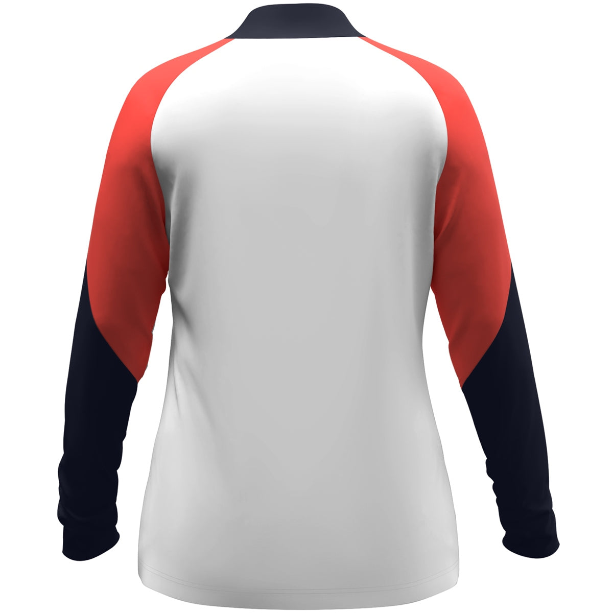 JAKO Ziptop Dynamic Damen – Weiß (hinten)
