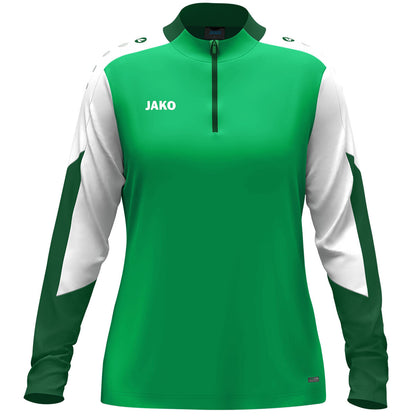 JAKO Ziptop Dynamic Damen – Grün (vorne)