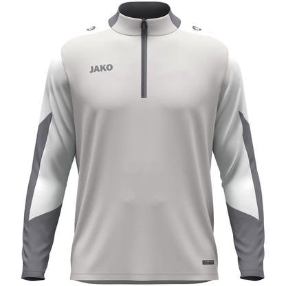 JAKO Ziptop Dynamic – Grau (vorne)