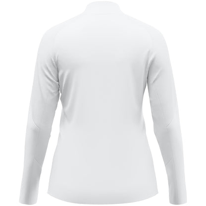 JAKO Ziptop Light Flow Damen – Weiß (hinten)