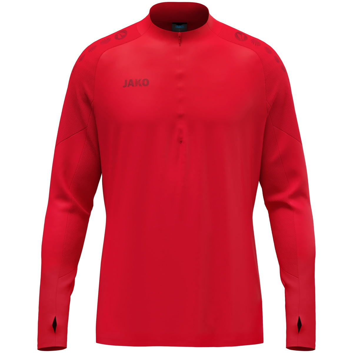 JAKO Ziptop Light Flow – Rot (vorne)