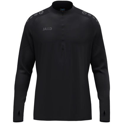 JAKO Ziptop Light Flow – Schwarz (vorne)