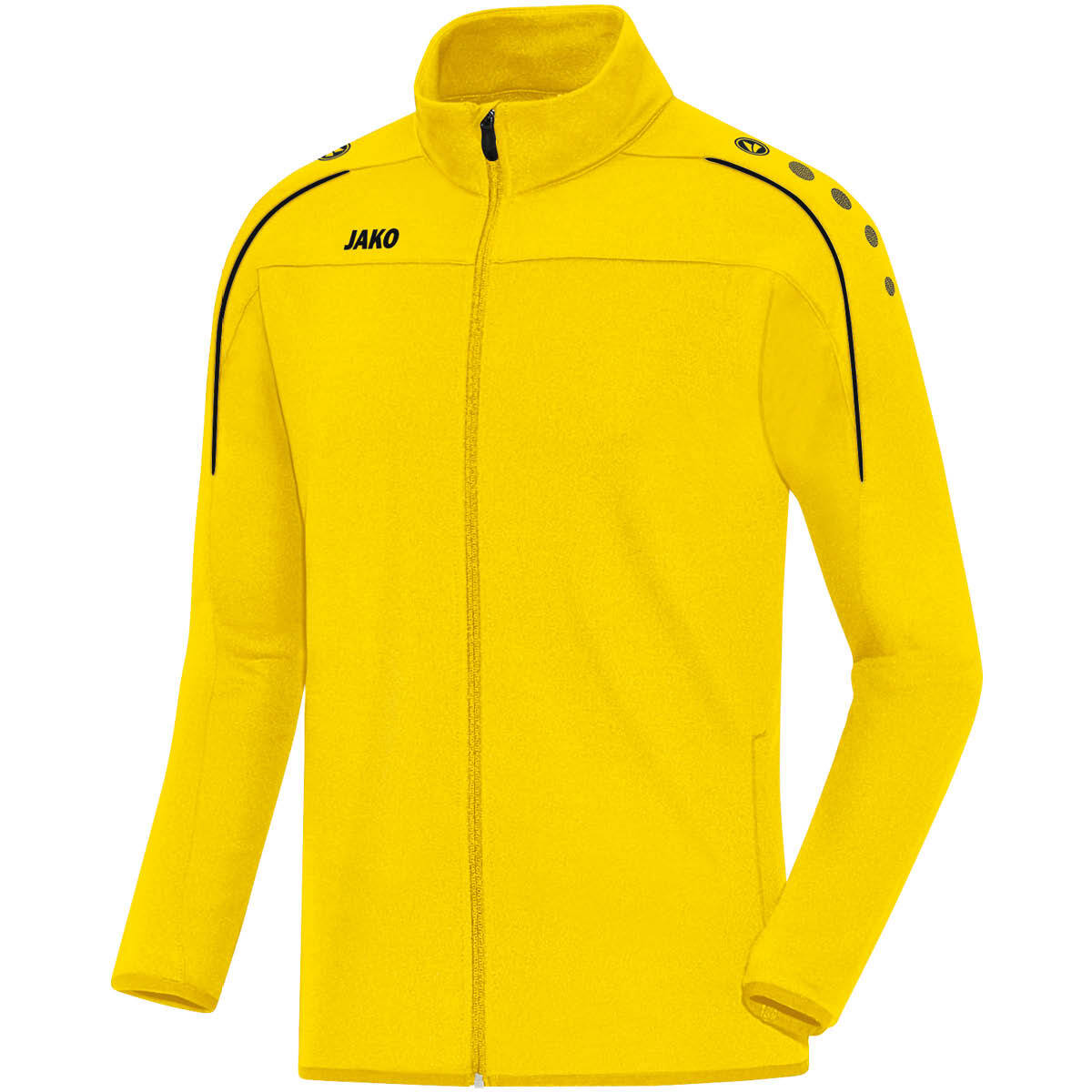 JAKO Trainingsjacke Classico – Gelb (vorne)