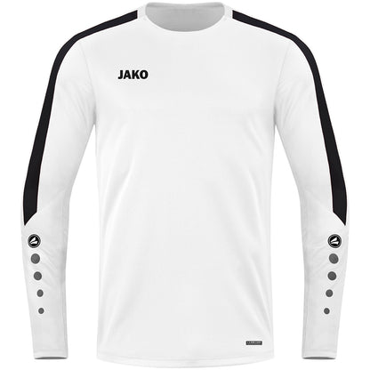JAKO Sweat Power – Weiß (000) (vorne)