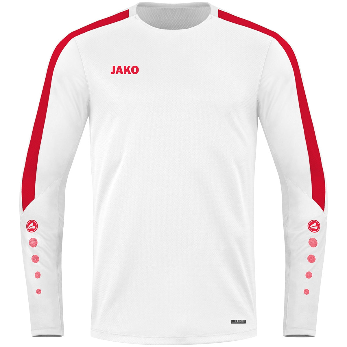 JAKO Sweat Power – Weiß (004) (vorne)