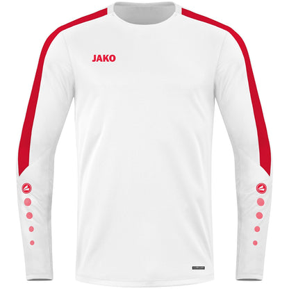 JAKO Sweat Power – Weiß (004) (vorne)
