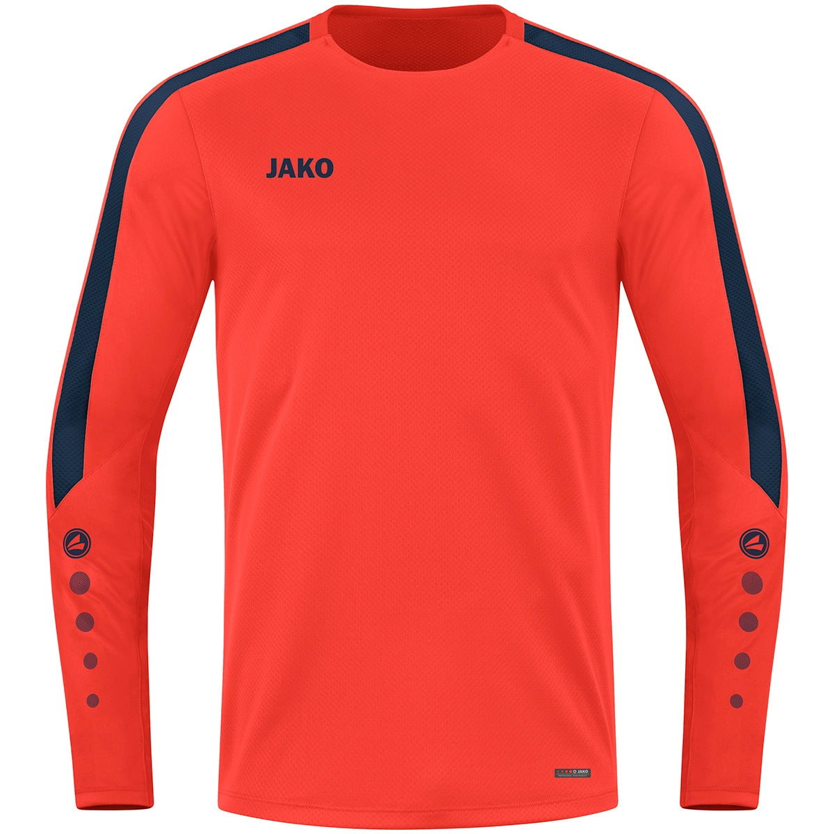 JAKO Sweat Power – Orange (vorne)