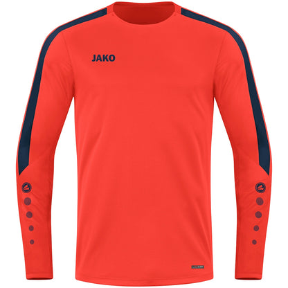 JAKO Sweat Power – Orange (vorne)
