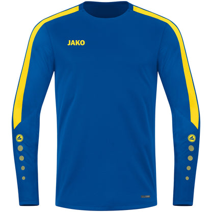 JAKO Sweat Power – Blau (404) (vorne)