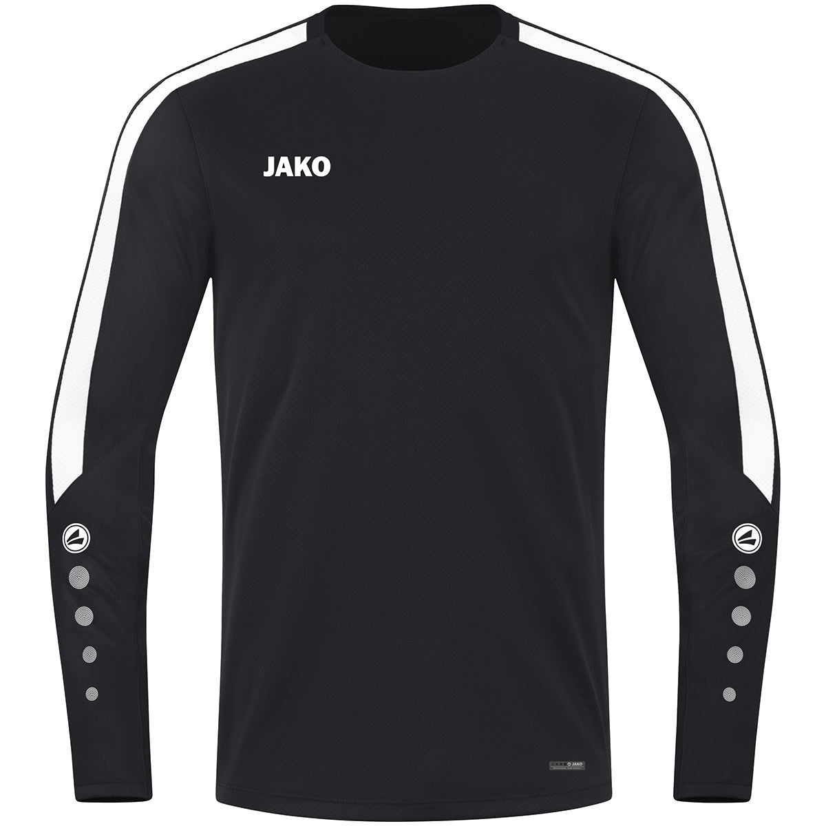 JAKO Sweat Power – Schwarz (800) (vorne)