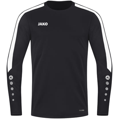 JAKO Sweat Power – Schwarz (800) (vorne)