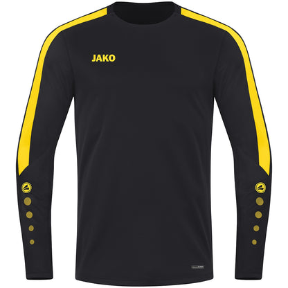 JAKO Sweat Power – Schwarz (803) (vorne)