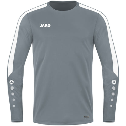 JAKO Sweat Power – Grau (vorne)