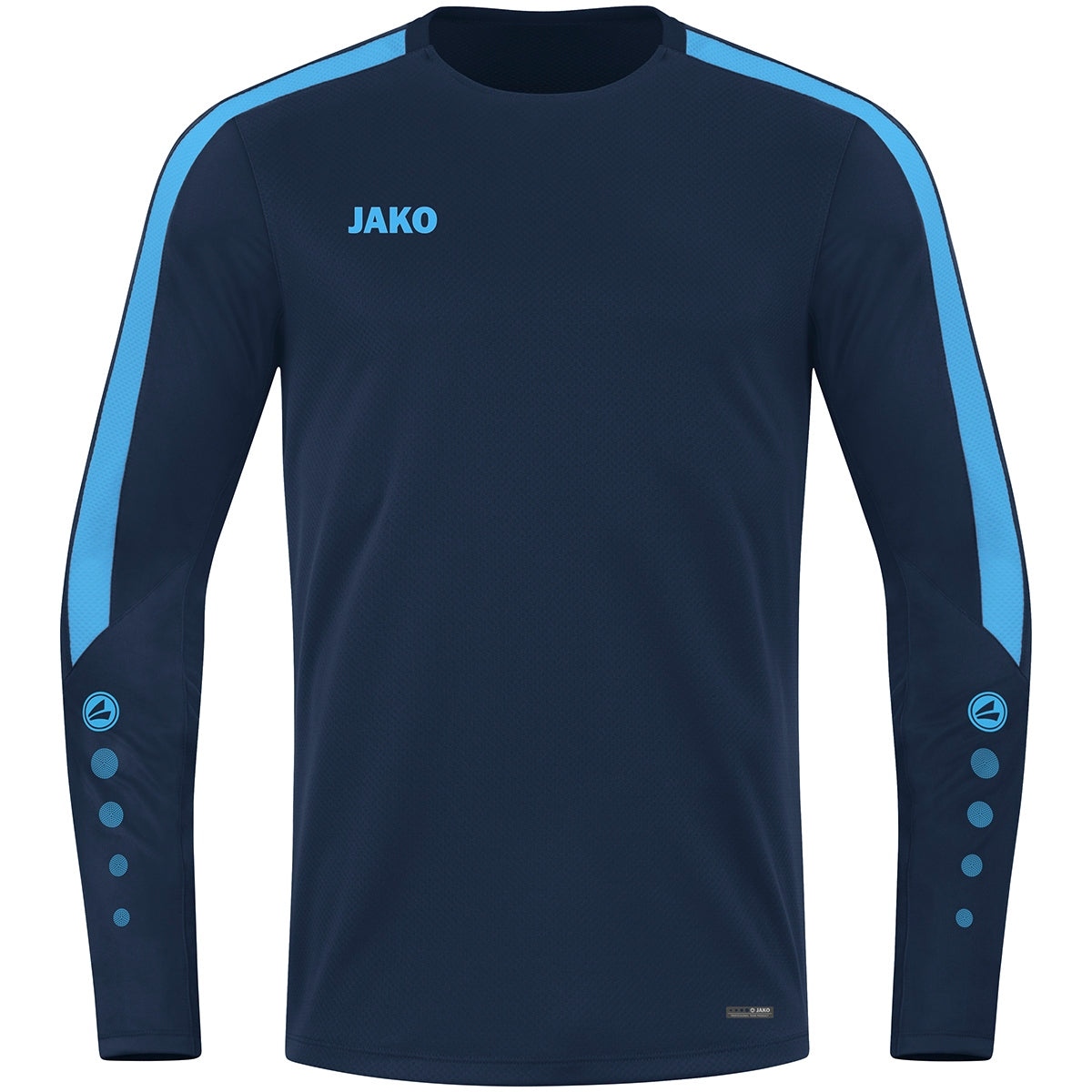 JAKO Sweat Power – Blau (910) (vorne)