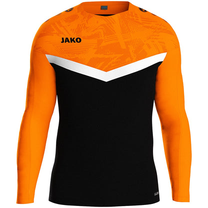 JAKO Sweat Iconic – Schwarz (807) (vorne)