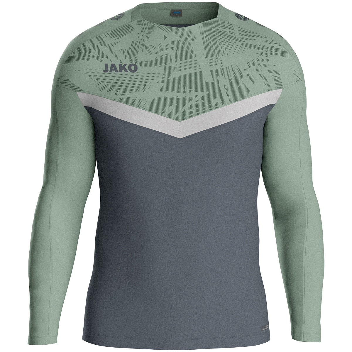 JAKO Sweat Iconic – Grau (vorne)