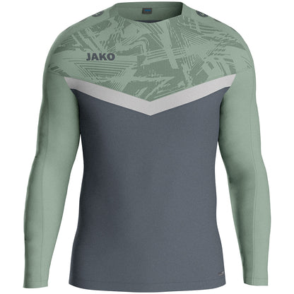 JAKO Sweat Iconic – Grau (vorne)