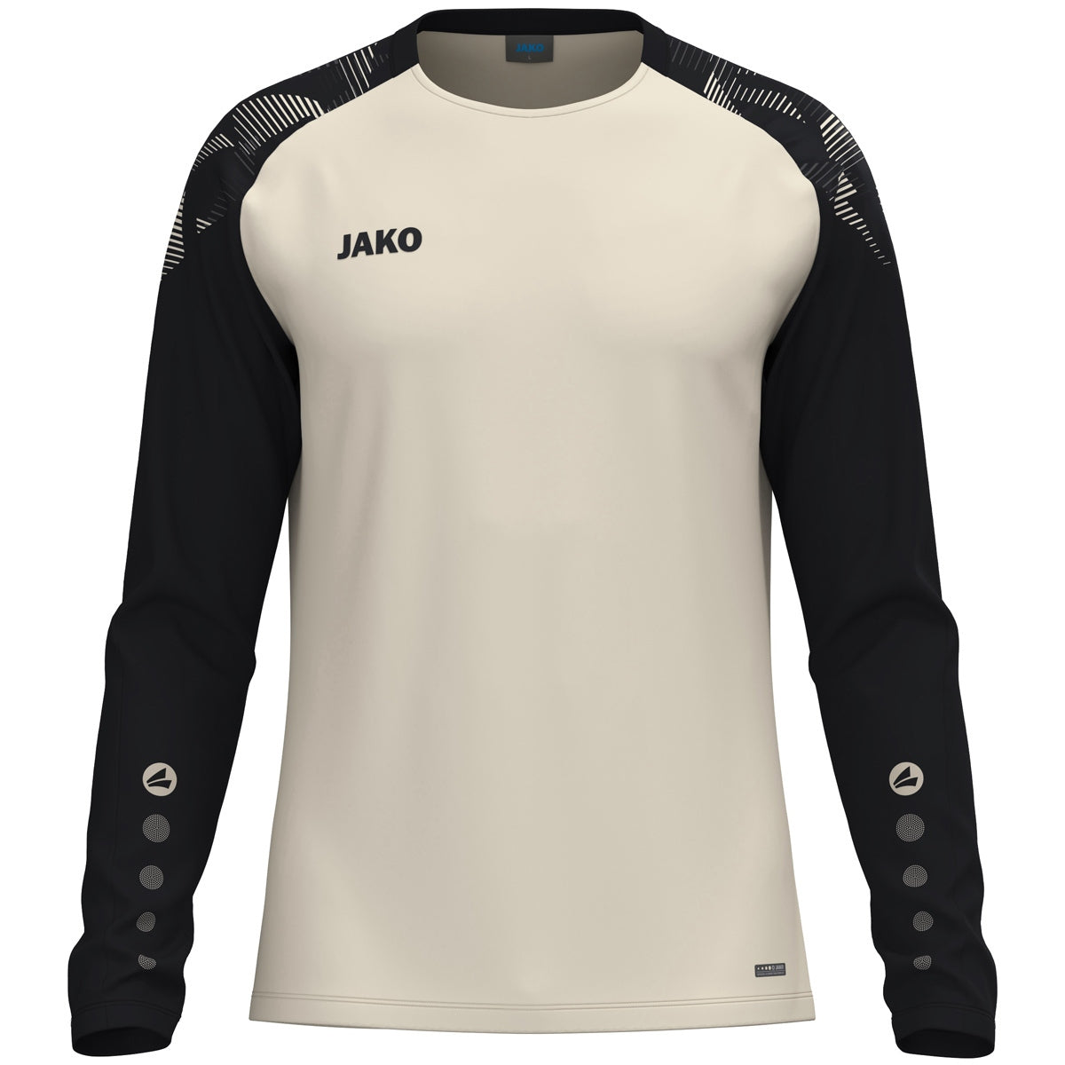 JAKO Longsleeve Sonic – Weiß (035) (vorne)