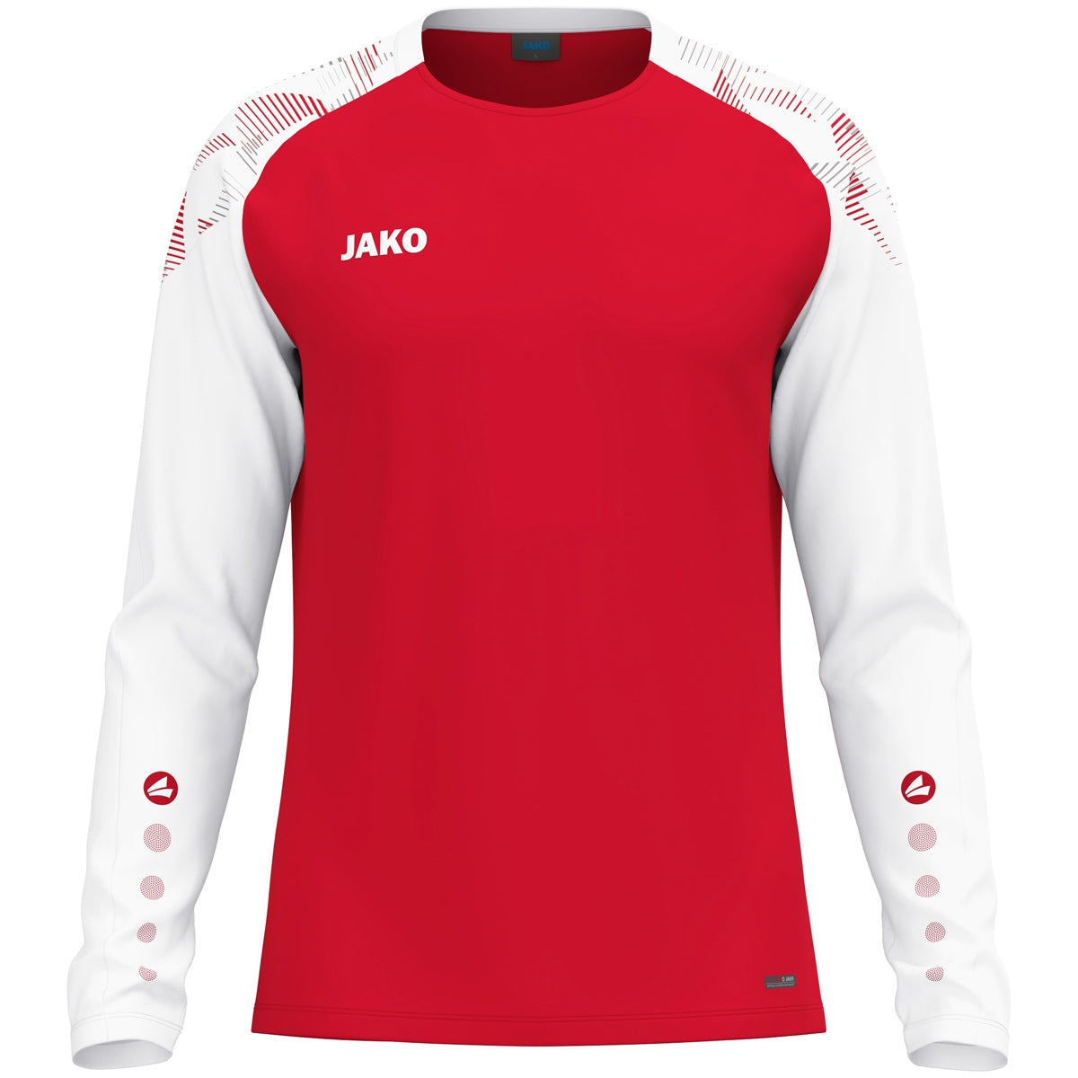 JAKO Longsleeve Sonic – Rot (vorne)