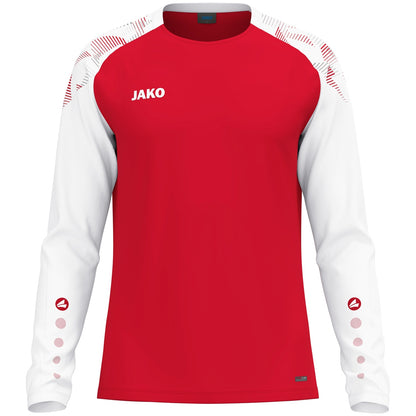 JAKO Longsleeve Sonic – Rot (vorne)