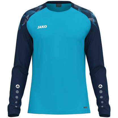 JAKO Longsleeve Sonic – Blau (276) (vorne)