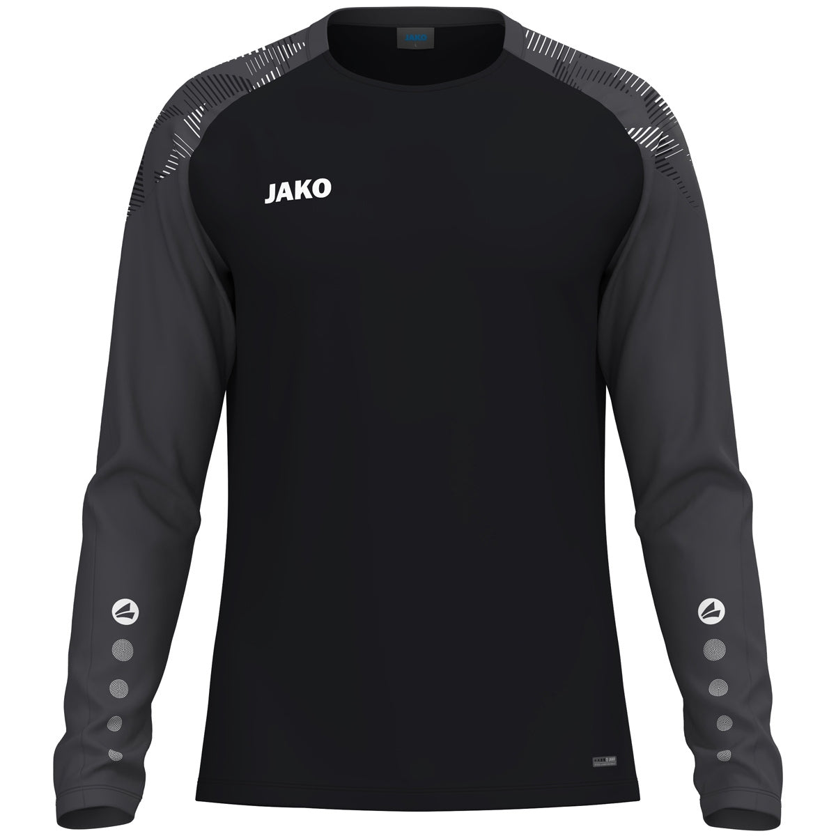 JAKO Longsleeve Sonic – Schwarz (801) (vorne)