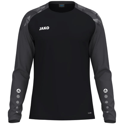 JAKO Longsleeve Sonic – Schwarz (801) (vorne)
