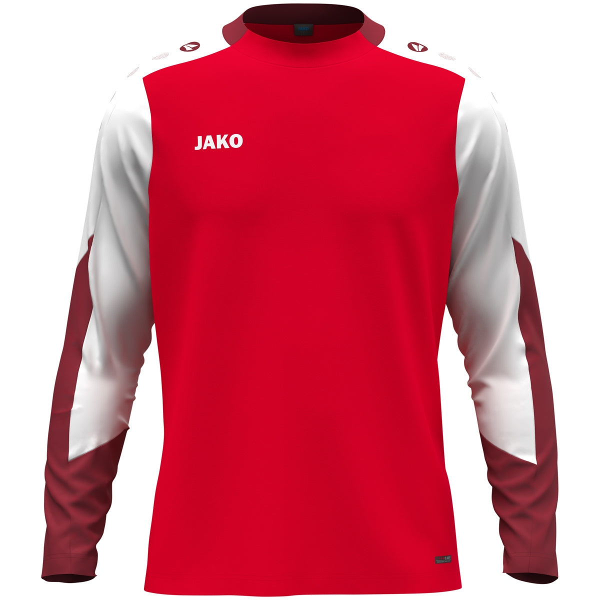 JAKO Longsleeve Dynamic – Rot (vorne)